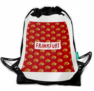 LOVE OF FOOD-FRANKFURT DRAWSTRING BAG