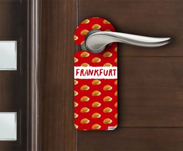 LOVE OF FOOD-FRANKFURT DOOR HANGER