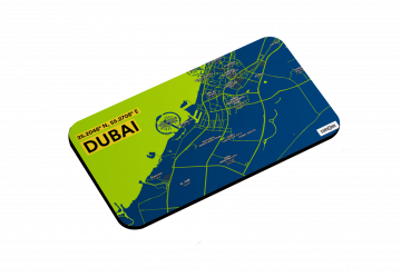 DUBAI-MAP MAGNET