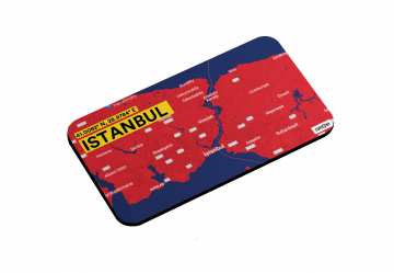 ISTANBUL-MAP MAGNET