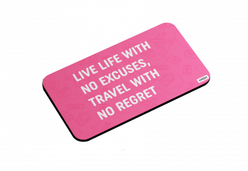 TRAVEL WITH NO REGRET MAGNET