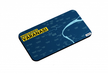 VARANASI-MAP MAGNET
