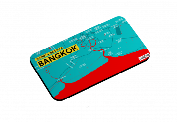 BANGKOK-MAP MAGNET