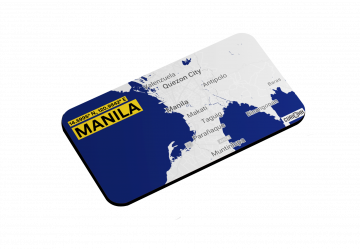 MANILA-MAP MAGNET