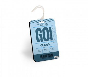 GOA BAGGAGE TAGS - PACK OF 2