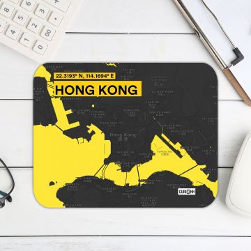 HONG KONG-MAP MOUSE PAD