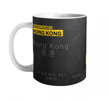 HONG KONG-MAP MUG
