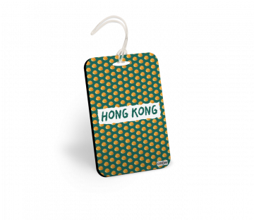 LOVE OF FOOD-HONG KONG BAGGAGE TAGS - PACK OF 2