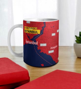 ISTANBUL-MAP MUG