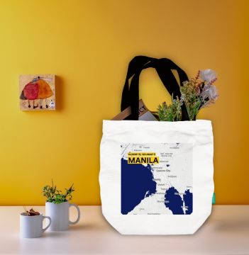 MANILA-MAP TOTE BAG