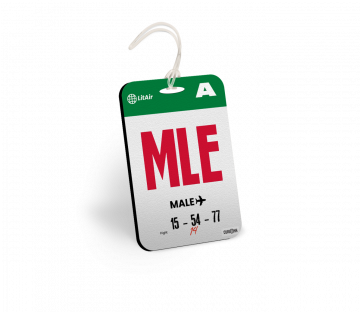 MALE BAGGAGE TAGS - PACK OF 2