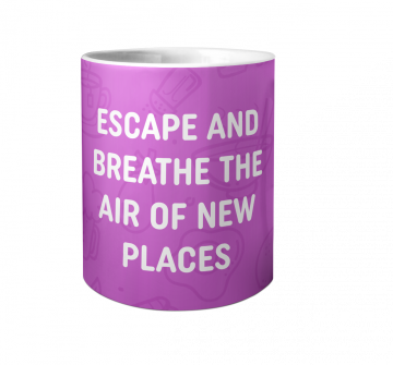 ESCAPE AND BREATHE THE AIR PEN HOLDER
