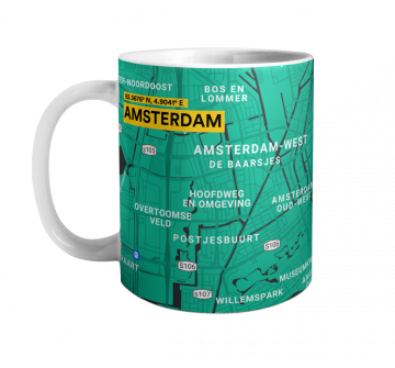 AMSTERDAM-MAP MUG