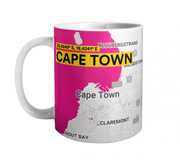 CAPE TOWN-MAP MUG