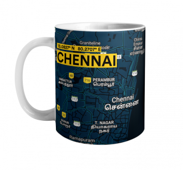 CHENNAI-MAP MUG