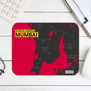 MUMBAI-MAP MOUSE PAD