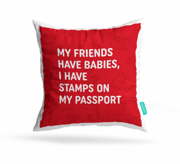 I HAVE STAMPS CUSHION COVERS - PACK OF 2