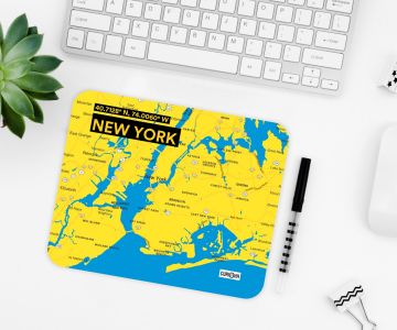 NEW YORK-MAP MOUSE PAD