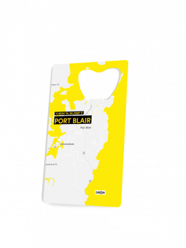 PORT BLAIR-MAP BOTTLE OPENER