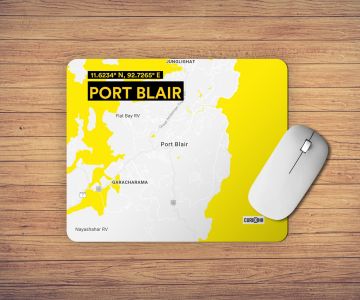 PORT BLAIR-MAP MOUSE PAD