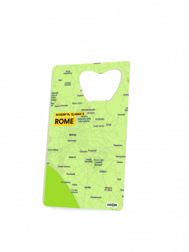 ROME-MAP BOTTLE OPENER