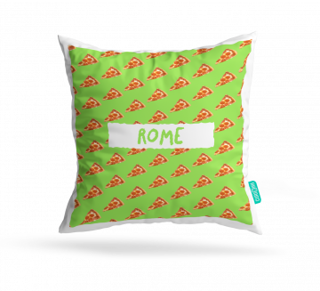 LOVE OF FOOD-ROME CUSHION COVERS - PACK OF 2