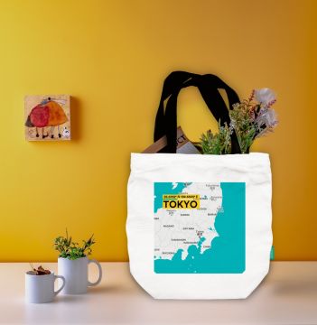 TOKYO-MAP TOTE BAG