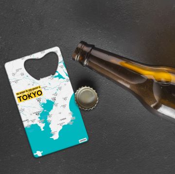 TOKYO-MAP BOTTLE OPENER