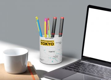 TOKYO-MAP PEN HOLDER