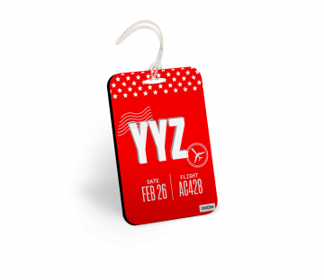 TORONTO BAGGAGE TAGS - PACK OF 2