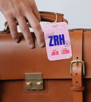 ZURICH BAGGAGE TAGS - PACK OF 2